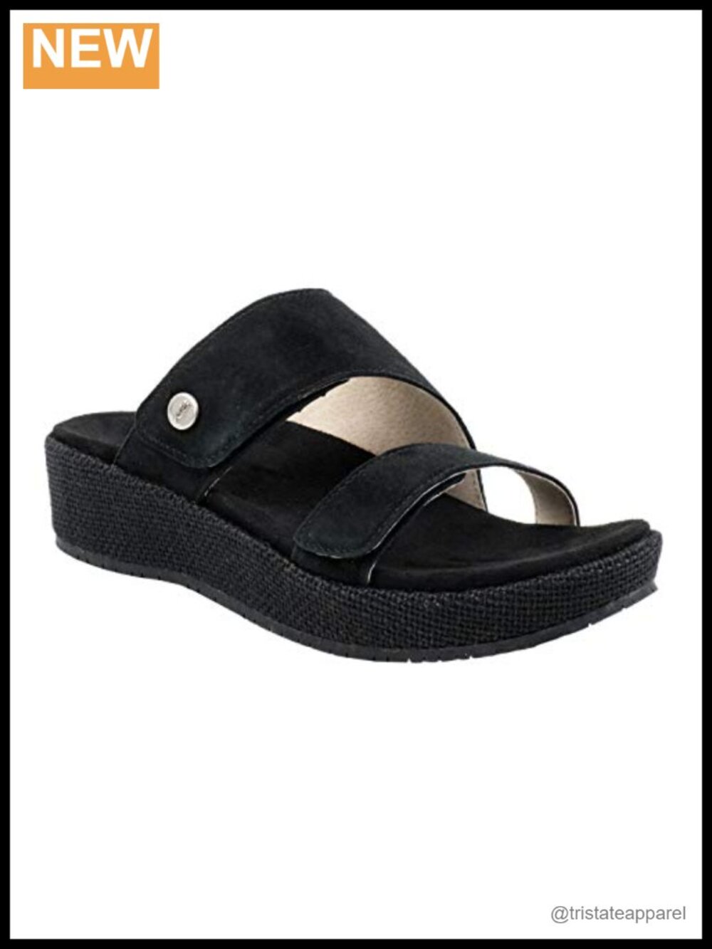 Full Grain Leather Slingback Wedge Sandals Adjustable Orthotic Support